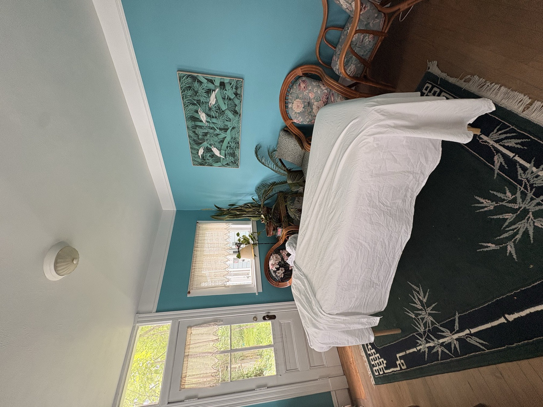 Massage table set up in the Mind & Body space at The 401